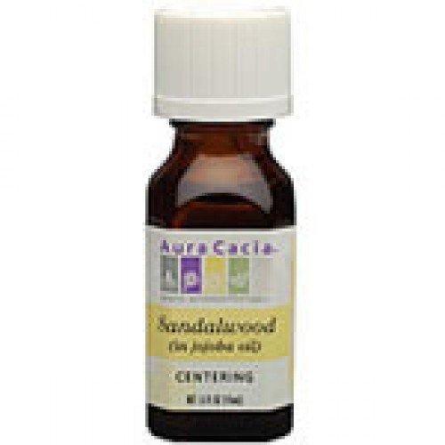 Aura Cacia - Precious Essentials Centering Sandalwood in Jojoba Oil - 0.5 oz. by Aura Cacia