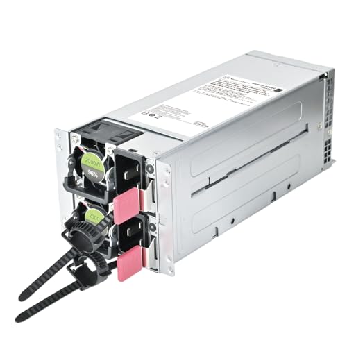 Image of Silverstone Technology Gemini 2000C Titanium 80PLUS Titanium 2000W+2000W 2U CRPS Redundant Power Supply, SST-GM2000C-TF
