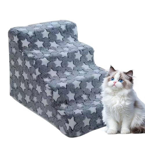 Escalones para gatos - Escaleras para perros para vehículo, rampa desmontable | Escaleras para gatitos domésticos para cachorros gatos, accesorio interior para sala de estar, dormitorio, estudio
