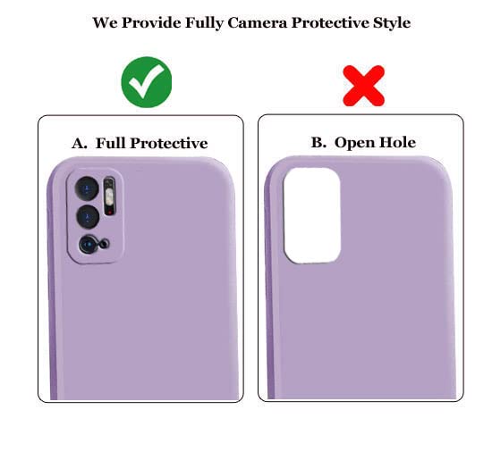 Image of A rtistque Liquid TPU Silicone Matte Shockproof Flexible with Camera Protection Soft Back Cover Case for Xiaomi Redmi Note 10T 5G | Poco M3 Pro 5G - Purple