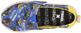 TOMS Boy's Alpargata Loafer Flat, Blue Tonka Trucks Print, 5 Toddler | Image 3