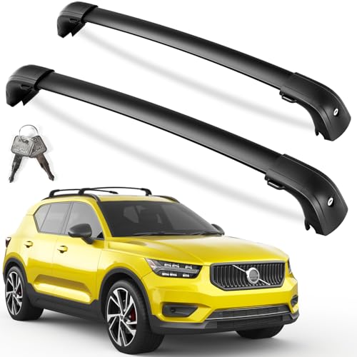 Amazon | KINGGERI 300ポンド ルーフラック クロスバー Volvo XC40 XC
