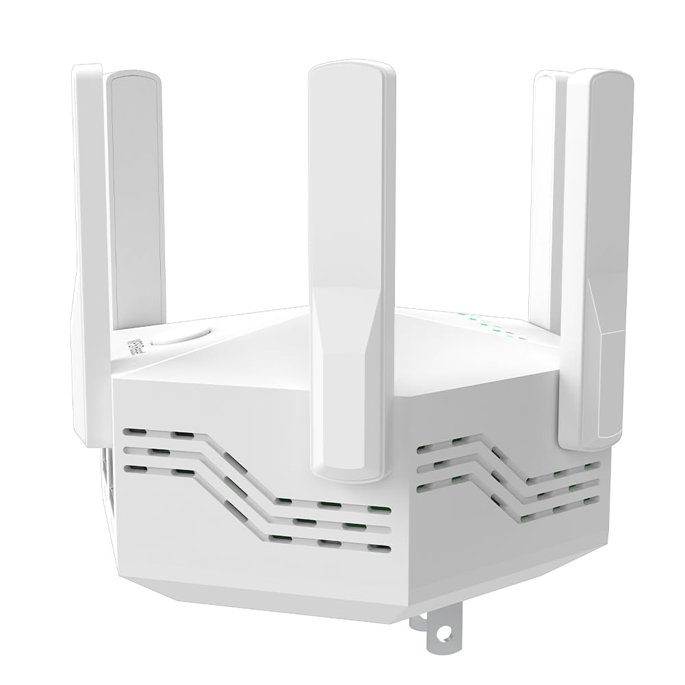 Répéteur de Signal WiFi, Haut débit Double Bande 1200 Mbps Amplificateur