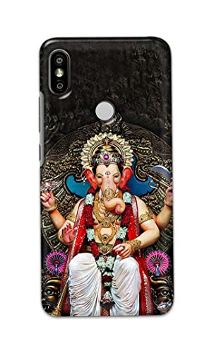 Image of PRINTFIDAA Lord Ganesh Bappa Moriya Printed Designer Hard Back Case Cover for Xiaomi Redmi Y2 / Redmi S2 -(SS) MVN1010