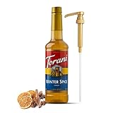 Winter Spice Syrup for Coffee & Cocktails 25.4 Ounces Coffee Flavoring for Drinks with Fresh Finest Coffee Syrup Pump