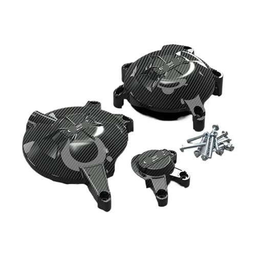 Cubierta de estátor para Versys 650 2006-2023 protector de motor negro 7
