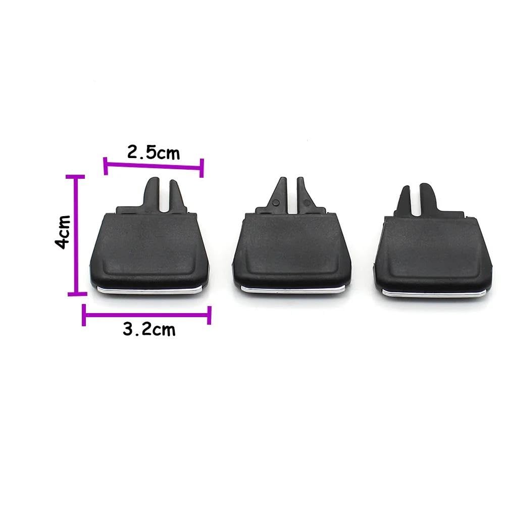 Bocchetta Ventilazione Auto Aria Condizionata Presa AC Vent Tab Clip Per Skoda Per Kodiaq Per Karoq 2016-2025 56G819701 56G820951 Bocchette Ventilazione Aria(Left 1PCS)
