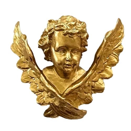 Acxico 1 Piece Vintage European Angel Wall Hanging, Resin Photo Frame for Living Room & Bedroom Decor, Versatile Home Accent Piece, Angel Themed Wall Art