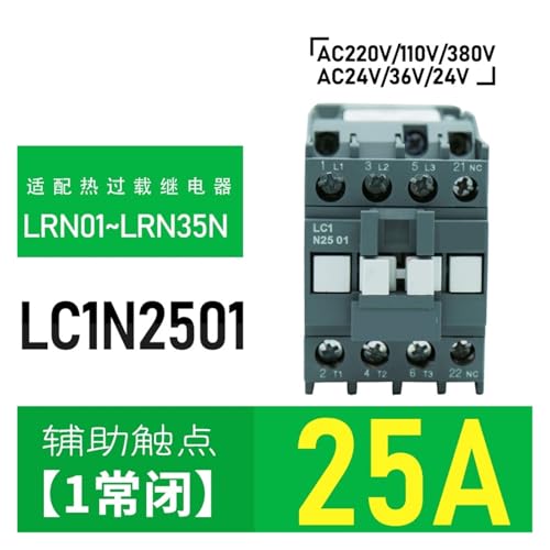 Contacteur CA 18A LC1N2501 bobine basse consommation AC36V - 2