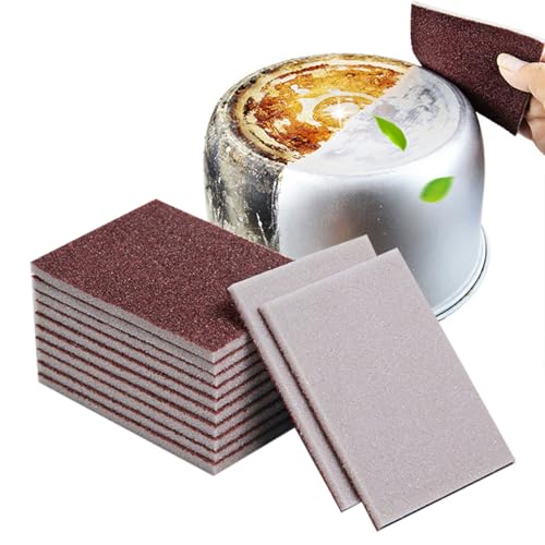 Carborundum Sponges for Stainless Steel Pans Carborundum Clothes (20PCS Carborundum Clothes)