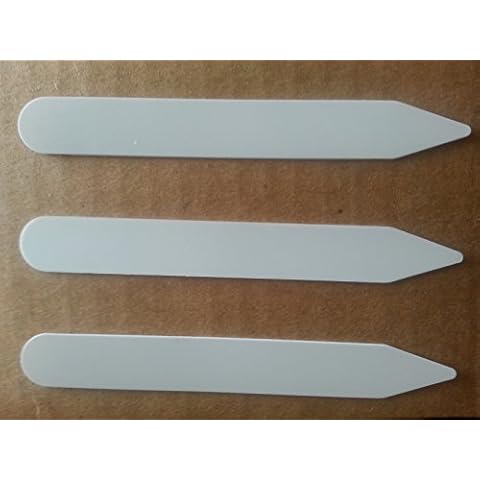 5" x 5/8" White Plastic Plant Labels - 1000 count - Cover