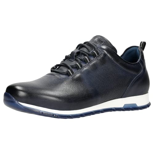 Basket Wojas Homme 10039 chaussure basse en cuir noir pour homme actif