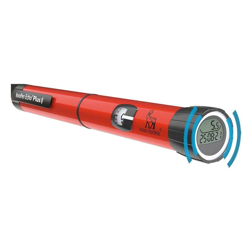 NOVOPEN Echo Plus Injektionsgerät rot 1 St