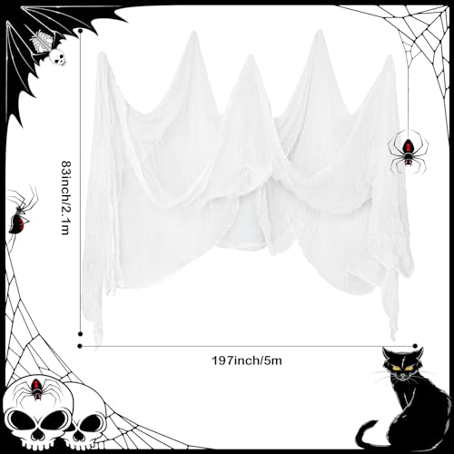 Wzone Halloween Spaventoso panno bianco 215 x 500