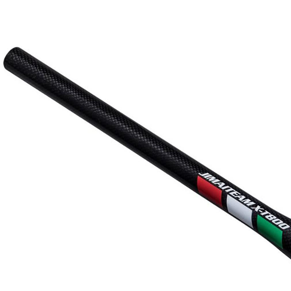 Manubrio Riser In Fibra Di Carbonio 31,8 Mm MTB/BMX/manubrio Bici Pieghevole 580/600/620/640/660/680/700/720/740/760 Mm Barra Extra Lunga Nero(580mm)
