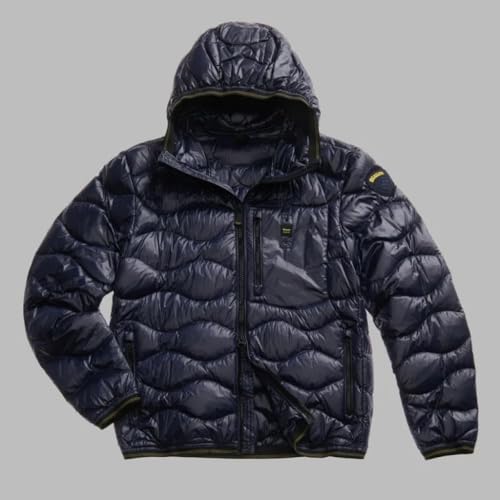 Blauer Para Hombre. 25WBLUC03074 PlumíFero Ondulado Wave Marino (S), Azul, Casual, PoliéSter - 4