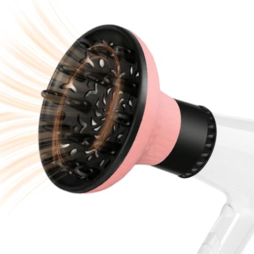 Difusor Universal Para El Cabello - Casquillo Del Difusor Del Secador De Pelo De 1.5-2.36 Pulgadas, Herramienta Ligera Para Mejorar Los Rizos, Soplador De Voluminización | Herramienta De Styl