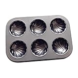 TEHAUX 連貝型ケーキ型 不粘碳素鋼製 速やかに取り外せる設計 お菓子やゼリーに 家用多機能ベーキングモールド