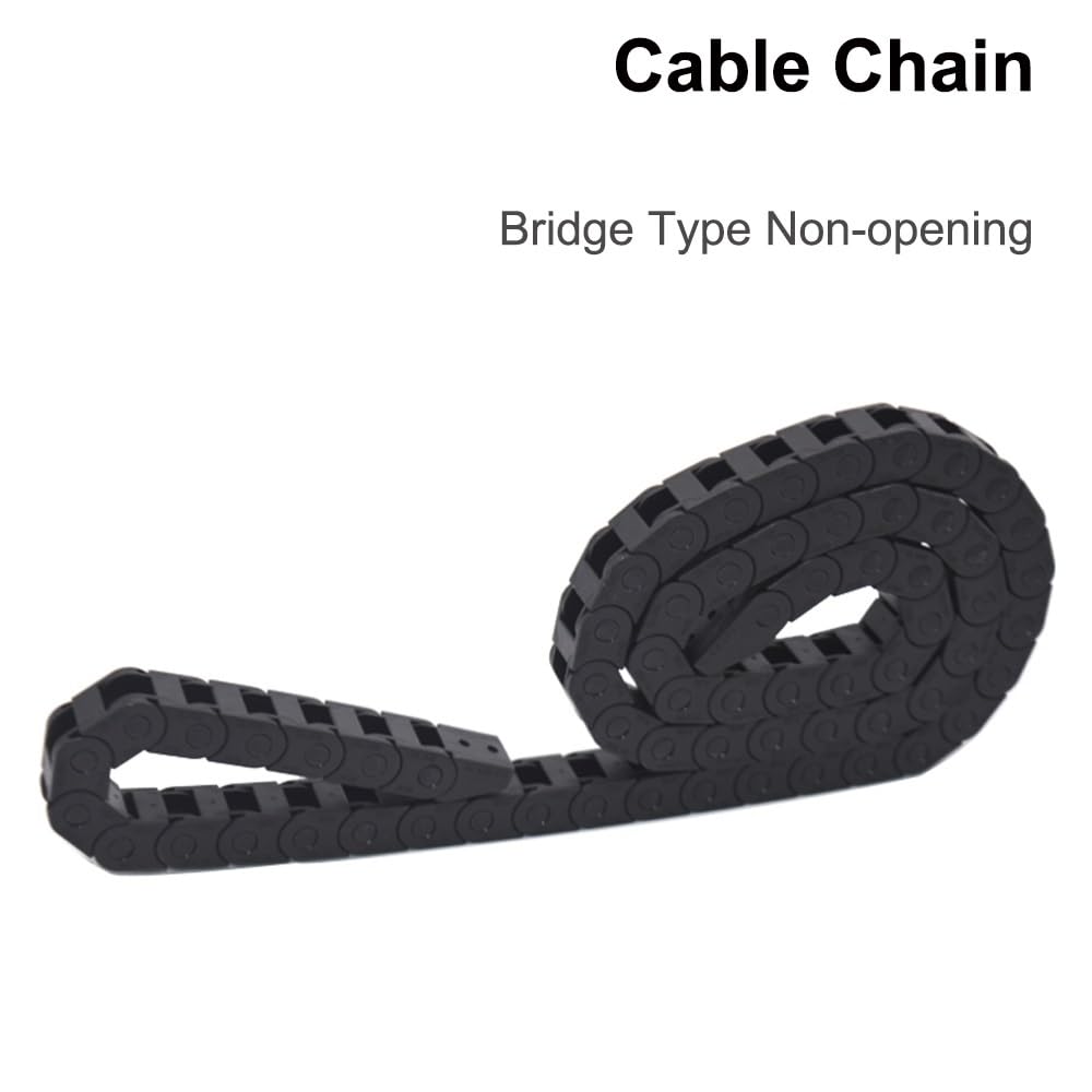 Cadena portacables, Tipo tamaños múltiples del cable de remolque transmisión sin apertura puente cadena arrastre for la máquina(75mm,15x20 mm)
