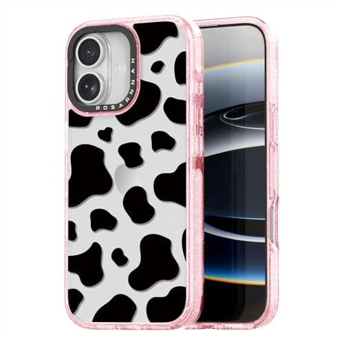 Coque iPhone antichoc 2m solide anti-rayure motif vache rose