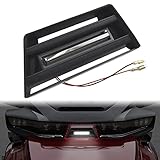 SAUTVS Front Center Fairing with Accent Light for Can Am Spyder RT, Black Center Front Fairing with Accent Light for Can-Am Spyder RT 2020-2025 Accessories