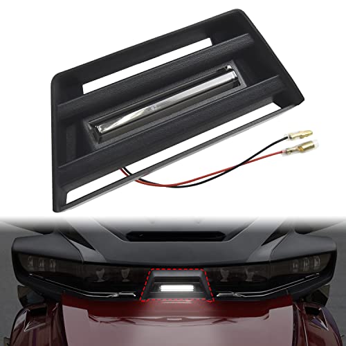 SAUTVS Front Center Fairing with Accent Light for Can Am Spyder RT, Black Center Front Fairing with Accent Light for Can-Am Spyder RT 2020-2025 Accessories