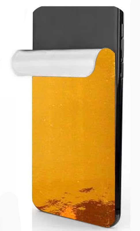 Image of Compatible with iQOO Z9 5G Skin Sticker /Vinyl wrap /Protective Film Mobile Skin Gold Chrome by Candeal Mizhan (only Back)