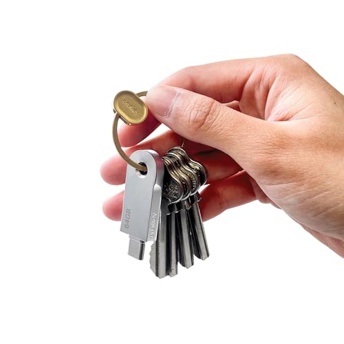 Image of Orbitkey USB-C | Thumb Drive with Fast Transfer Chip | Slim Profile Compatible with Orbitkey Key Organizer & Key Ring
