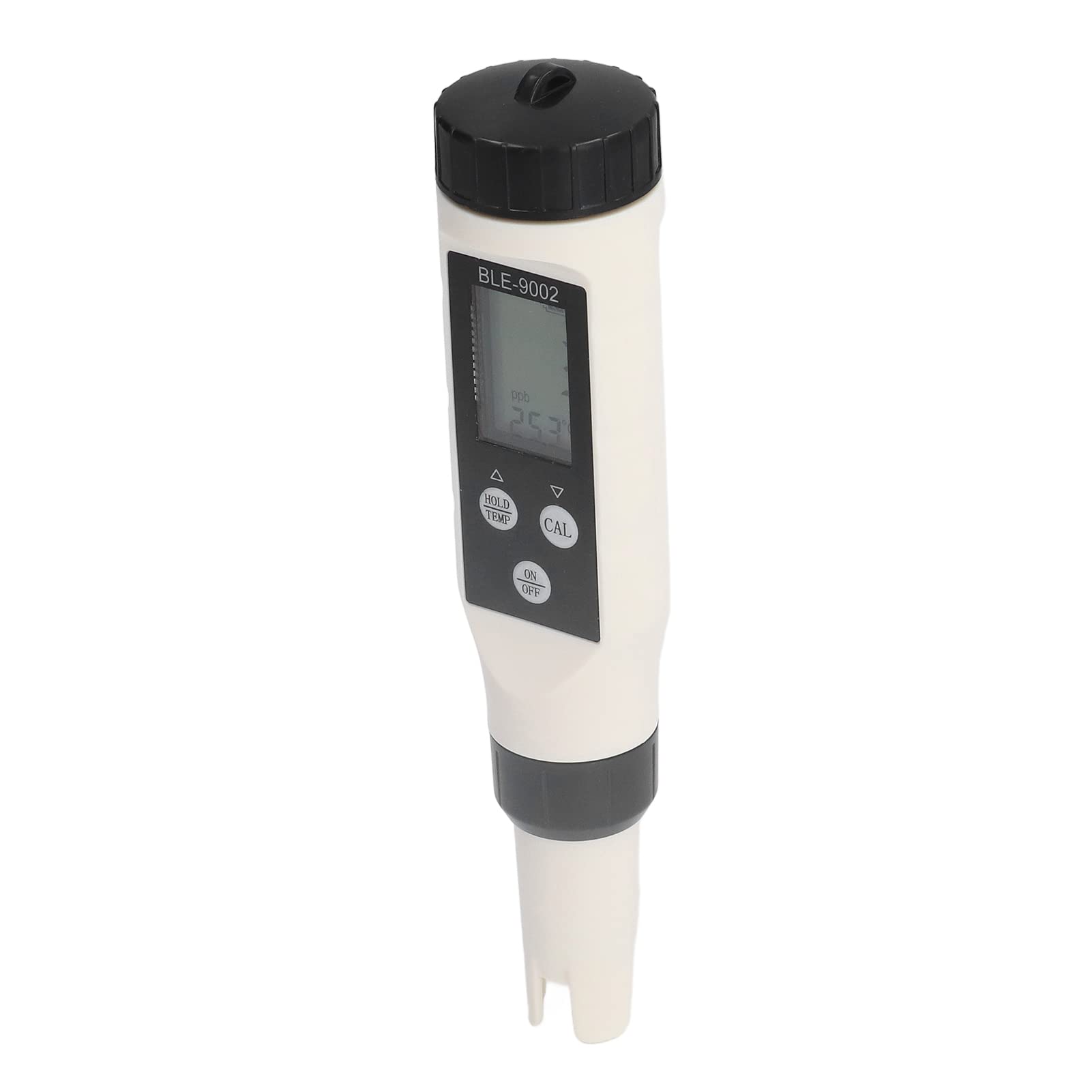 LZFuiop Water tester, 2 in 1 hydroponic test Sensitive electrode tip Automatic data storage for wastewater treatment