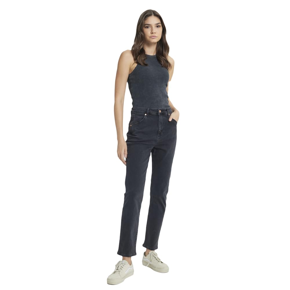 Kadın Normal Bel, Renksiz, 26-29, Straight Denim pantolon W231633404