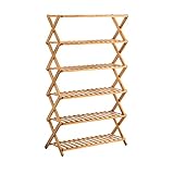 [page_title]-Z-SHUMA 6 Tier Klappregal Pflanze Blume Ständer Schuhregal Massivholz Blumentopf Display Regal Für Garten Outdoor (größe : 70cm)