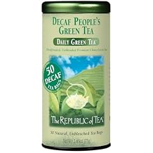 The Republic of Tea - Decaf The Peoples Green Tea, 50 Tea Bags, Tin | Gourmet Tea | Decaffeinated