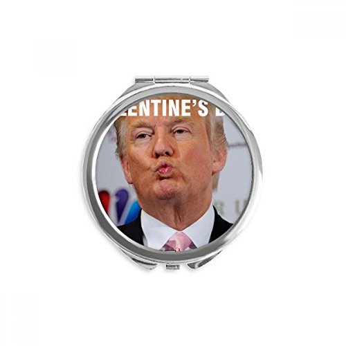 Miroir de poche Trump maquillage main petit miroir portable multicolore
