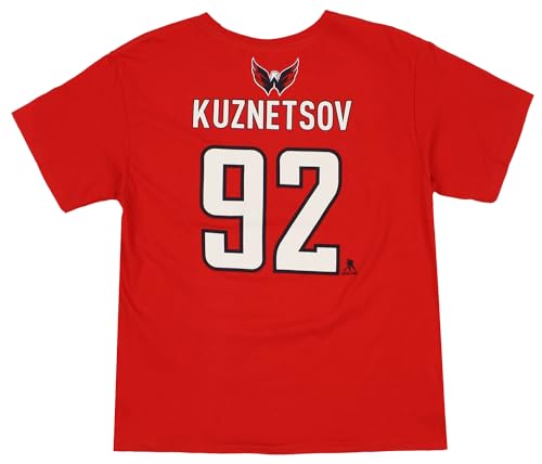 Outerstuff NHL Washington Capitals Kuznetsov EVGENY Boys Youth, Ages 8 to 20, Short Sleeve Player Tee3