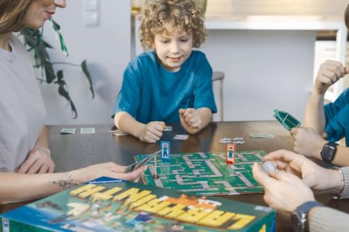 Image of Ravensburger Minecraft Labyrinth - A Strategic Maze Challenge Featuring Steve, Alex, Creepers, Spiders,Llamas, and More - Fun Family Game for 2-4 Players - Ages 7 and Up