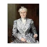 ホアキン・ソローラポスター《エミリー・パーキンスの肖像画》ウォールアートホアキン・ソローラキャンバス絵画と版画家の装飾写真40x60cmフレームなし