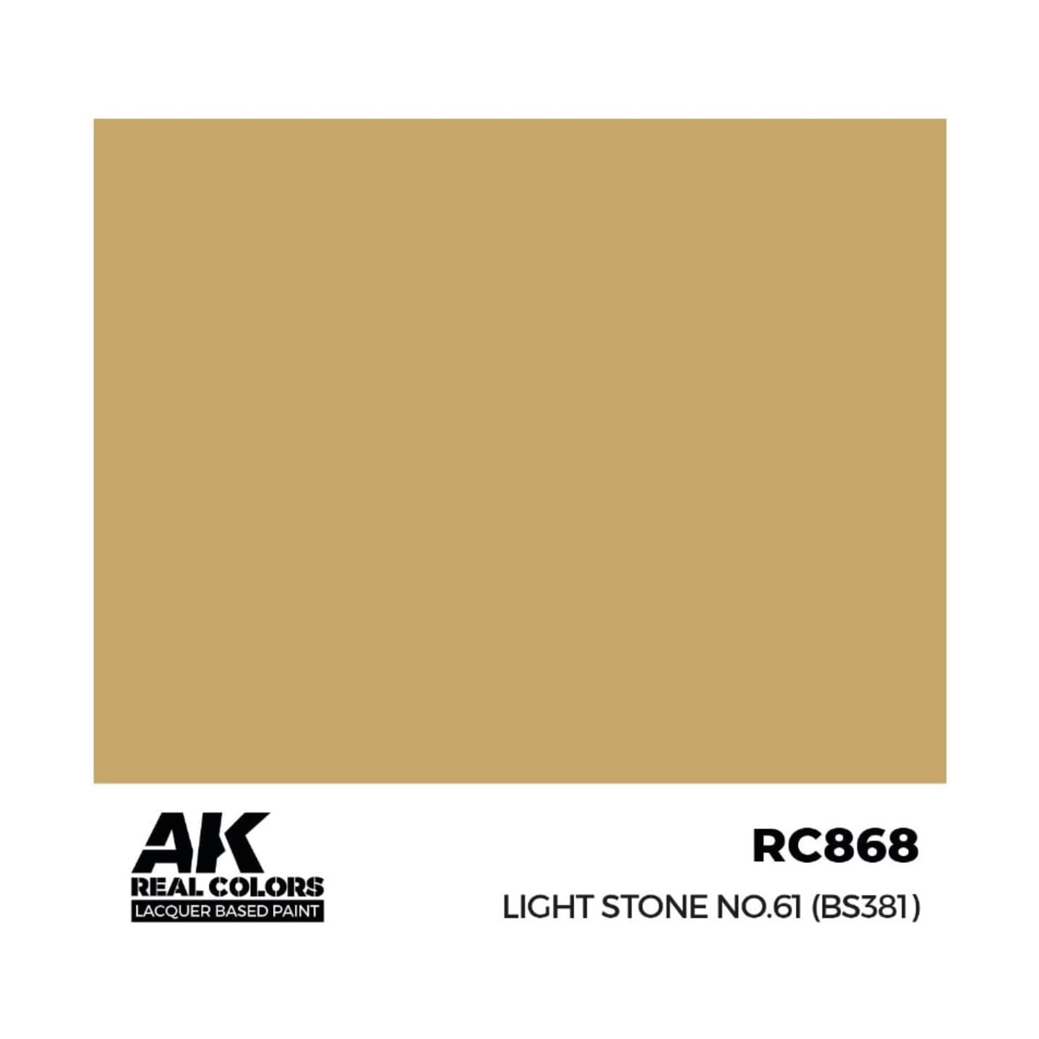 AK Real Colors RC868 Light Stone No.61 (BS381) (17ml) (Old RC040)