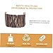 Abaodam 1Pc Pet Wood Fence for Hamsters Squirrels Animals Natural Grinding Tool Hiding Shelter Light Brown