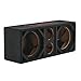 DS18 Ported Voceteo Speaker Enclosure for 2X 8 Midrange & 2X 4 Tweeters | Black Carpet Finish | Includes 12ft OFC 4-Conductor Speakon Cable | Universal Chuchero Box