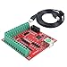 4-Axis USB CNC Breakout Board Controller 100kHz Control Card for Mach3 Engraving and Milling Machines