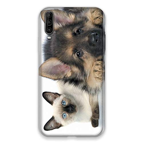 Cokitec Case for Wiko View 4 Lite Dog and Cat Design