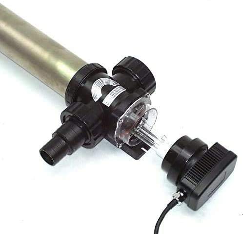 D&L 55007 Edelstahl UVC Teichklärer 55W Wasserklärer Lichtfilter Vorklärgerät Koi AWZ