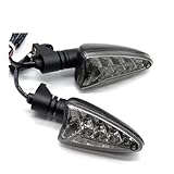 Fuicotto Indikatoren Motorrad Kompatibel Mit Speed Street Triple Daytona 675 R Tiger 800 XC 1050 Motorrad-Lampen-Blinker-Lichtlinse(36mm)