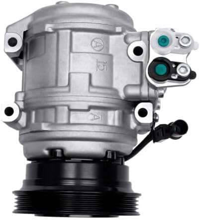 MOCHAG A/C Compressor with Clutch Compatible with Hyundai Tucson 2005-2006 & Kia Sportage Spectra 2004-2007, 977012d700, 977012f100 Strong Cooling Automotive Parts