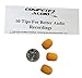 Compete Audio CM512 Small Foam Microphone Windscreens (Microphone Covers) (3-pack) for 1/8 inch diameter Headset/Lapel Mics
