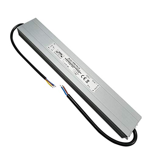 VARICART Activador Resistente al Agua LED IP67 24V 12,5A 300W, Ultra Fino Universal Potencia Conmutable AC DC, Transformador de Voltaje Constante Adaptador para CCTV G4 MR16 GU5.3 Bombilla (Pa