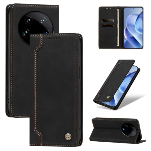 Jiajihua Phone Case Compatible with Xiaomi 14 Ultra Black