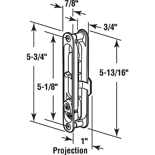  Prime-Line A 222 Sliding Screen Door Latch - Durable White Single Pack for Smooth Operation
| Prime-Line A 222 Sliding 