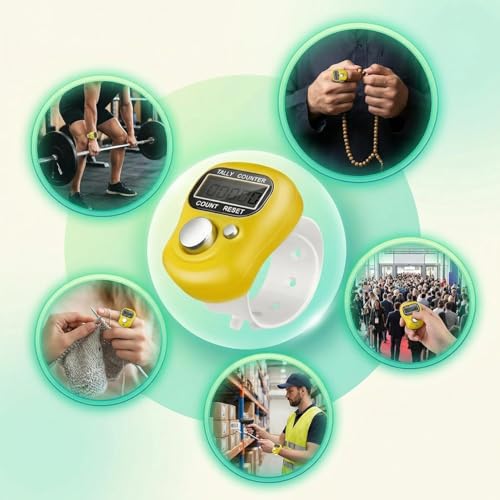 Image of FreshDcart 3 Counting Combo | Manual Click Counter, Digital Finger Tally Counter & Compass Jaap Counter with LCD Display, Reset Button for Prayer, Meditation, Sports, Inventory