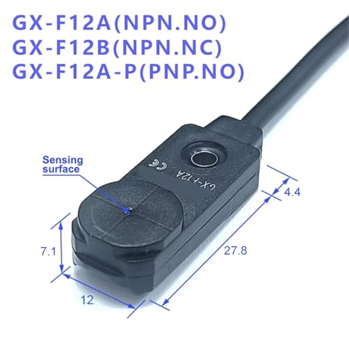 Capteur de proximité GX-H8A inductif rectangulaire pour détection industrielle